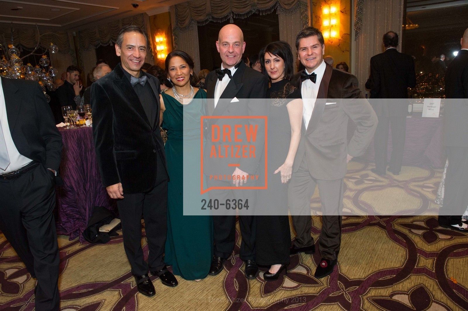 Charles Gee, Darlene Fong, Kevin Causey, Christine Gee, Chris Meza, 25th Anniversary Holiday HOB NOB ON THE HILL, US, December 6th, 2013