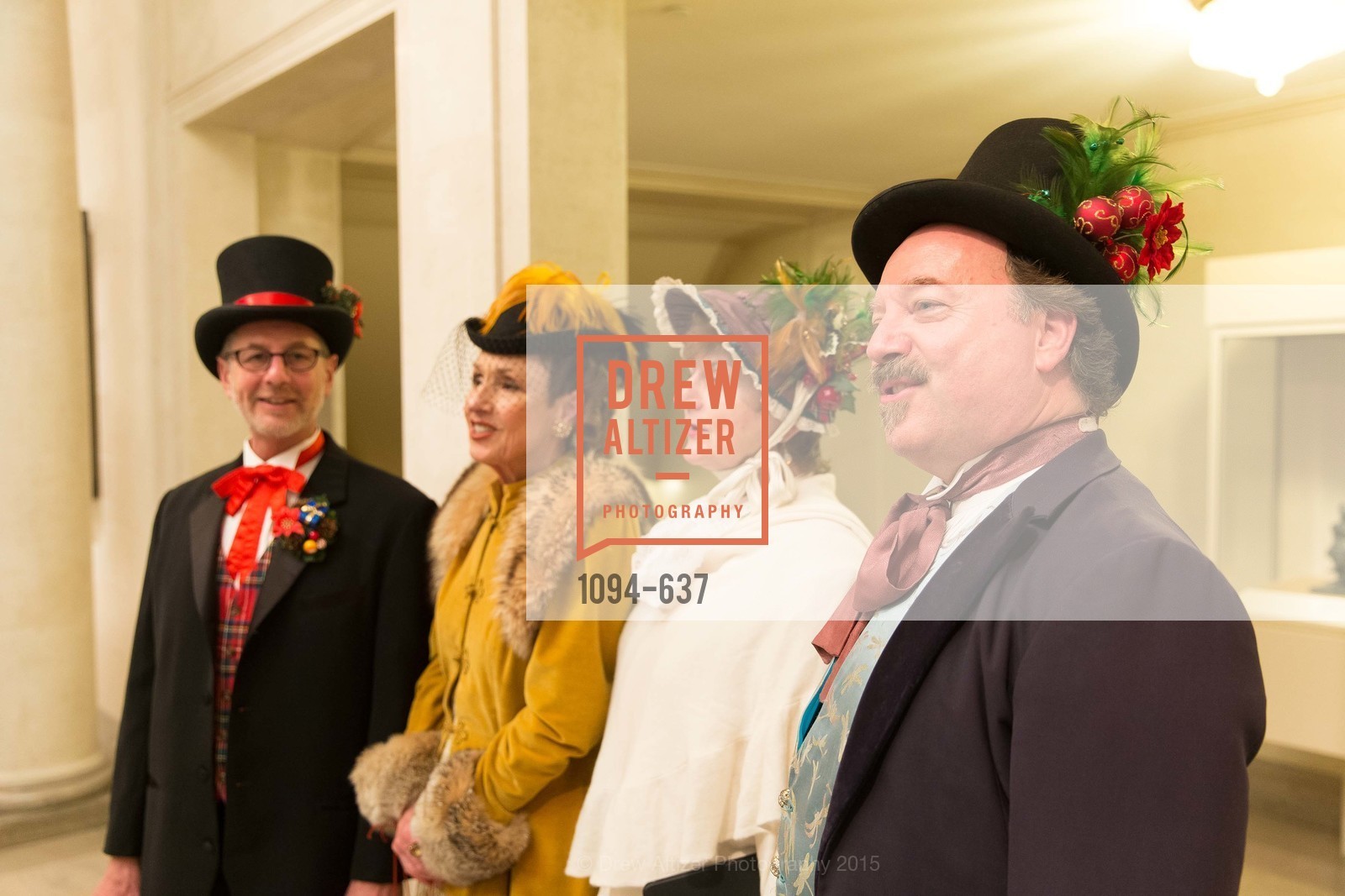 Christmas Carolers, AN ELEGANT EVENING Presented by the Fine Arts Museums of San Francisco, Legion of Honor, Court of Honor. 100 34th Ave, December 8th, 2015,Drew Altizer, Drew Altizer Photography, full-service event agency, private events, San Francisco photographer, photographer California
