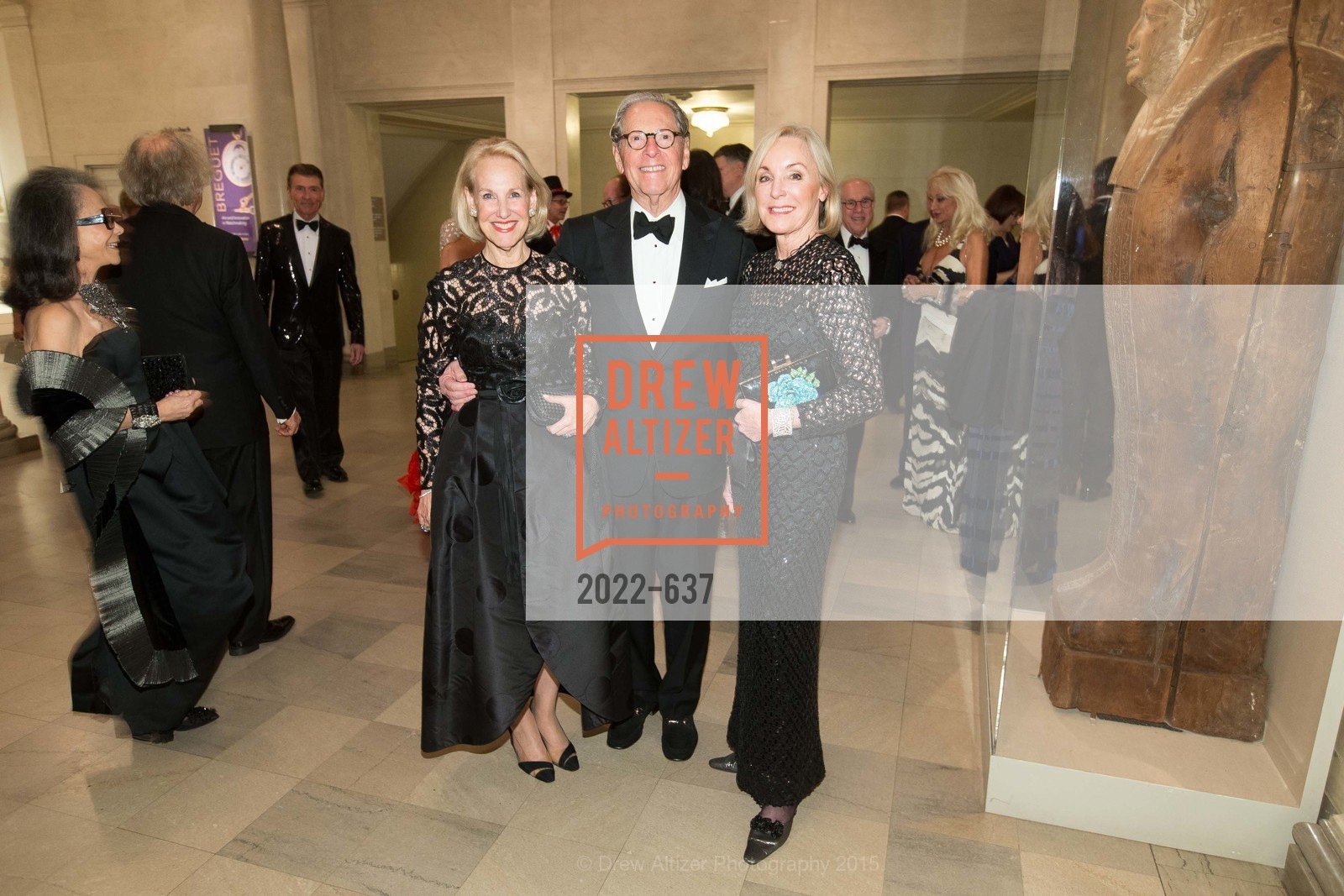 Alex Leitstein, Bob Leitstein, Sandra Swanson, AN ELEGANT EVENING Presented by the Fine Arts Museums of San Francisco, Legion of Honor, Court of Honor. 100 34th Ave, December 8th, 2015,Drew Altizer, Drew Altizer Photography, full-service agency, private events, San Francisco photographer, photographer california
