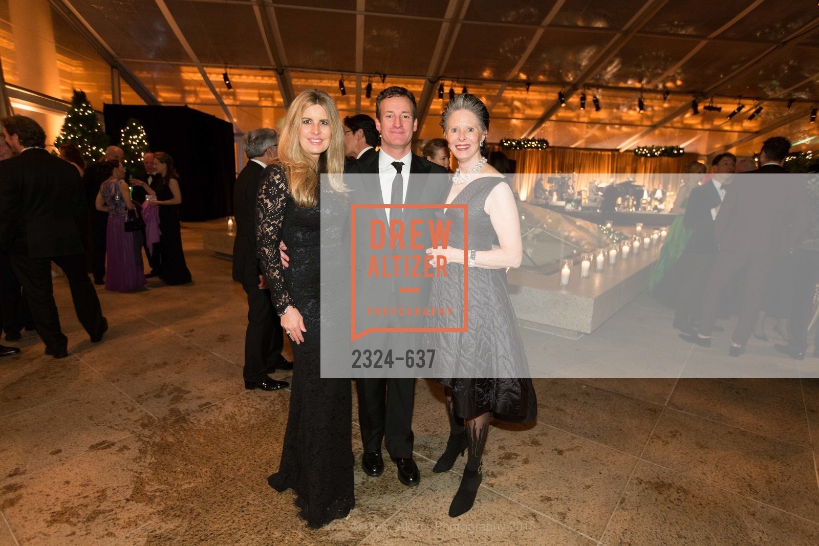 Suzanne Levit, Todd Traina, Meriwether McGettigan, AN ELEGANT EVENING Presented by the Fine Arts Museums of San Francisco, Legion of Honor, Court of Honor. 100 34th Ave, December 8th, 2015,Drew Altizer, Drew Altizer Photography, full-service agency, private events, San Francisco photographer, photographer california