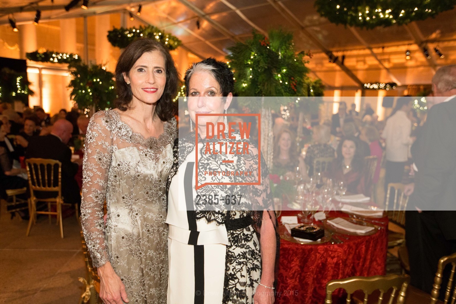 Rada Brooks, Karen Kubin, AN ELEGANT EVENING Presented by the Fine Arts Museums of San Francisco, Legion of Honor, Court of Honor. 100 34th Ave, December 8th, 2015,Drew Altizer, Drew Altizer Photography, full-service agency, private events, San Francisco photographer, photographer california