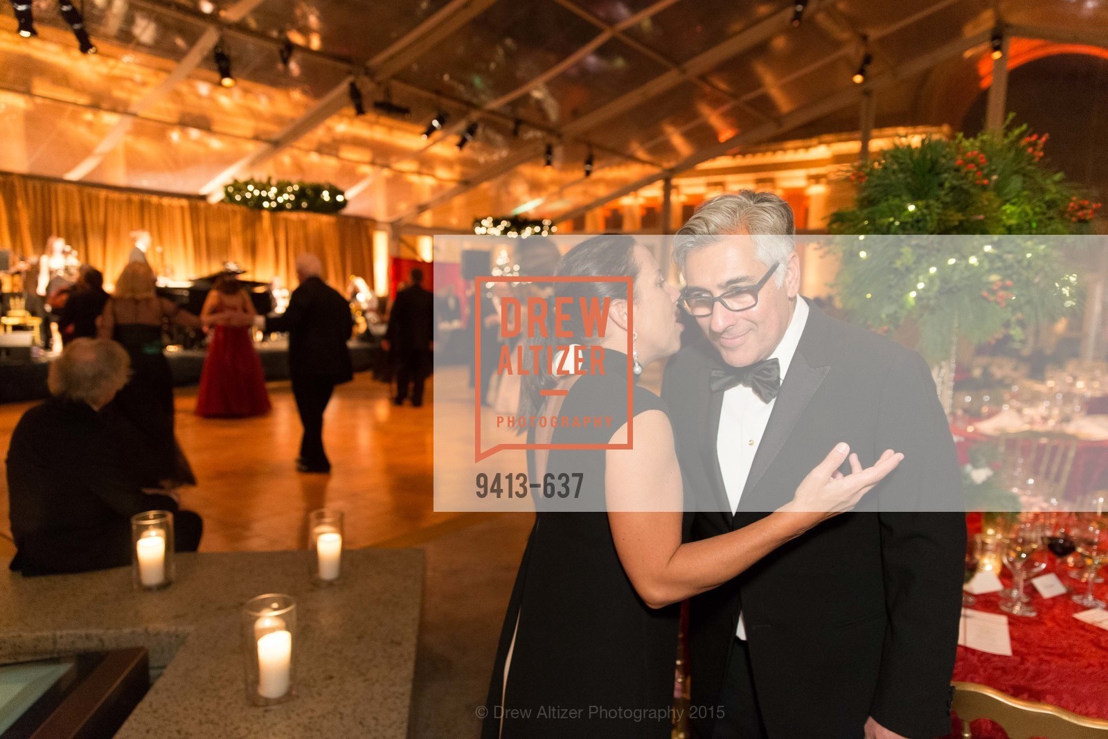 Eleni Tsakopoulos Kounalakis, David Shimmon, AN ELEGANT EVENING Presented by the Fine Arts Museums of San Francisco, Legion of Honor, Court of Honor. 100 34th Ave, December 8th, 2015,Drew Altizer, Drew Altizer Photography, full-service agency, private events, San Francisco photographer, photographer california