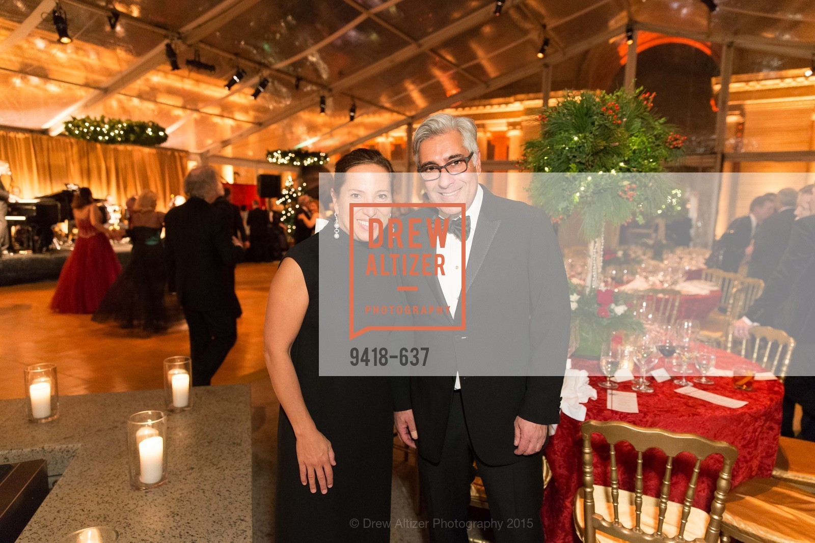 Eleni Tsakopoulos Kounalakis, David Shimmon, AN ELEGANT EVENING Presented by the Fine Arts Museums of San Francisco, Legion of Honor, Court of Honor. 100 34th Ave, December 8th, 2015,Drew Altizer, Drew Altizer Photography, full-service event agency, private events, San Francisco photographer, photographer California