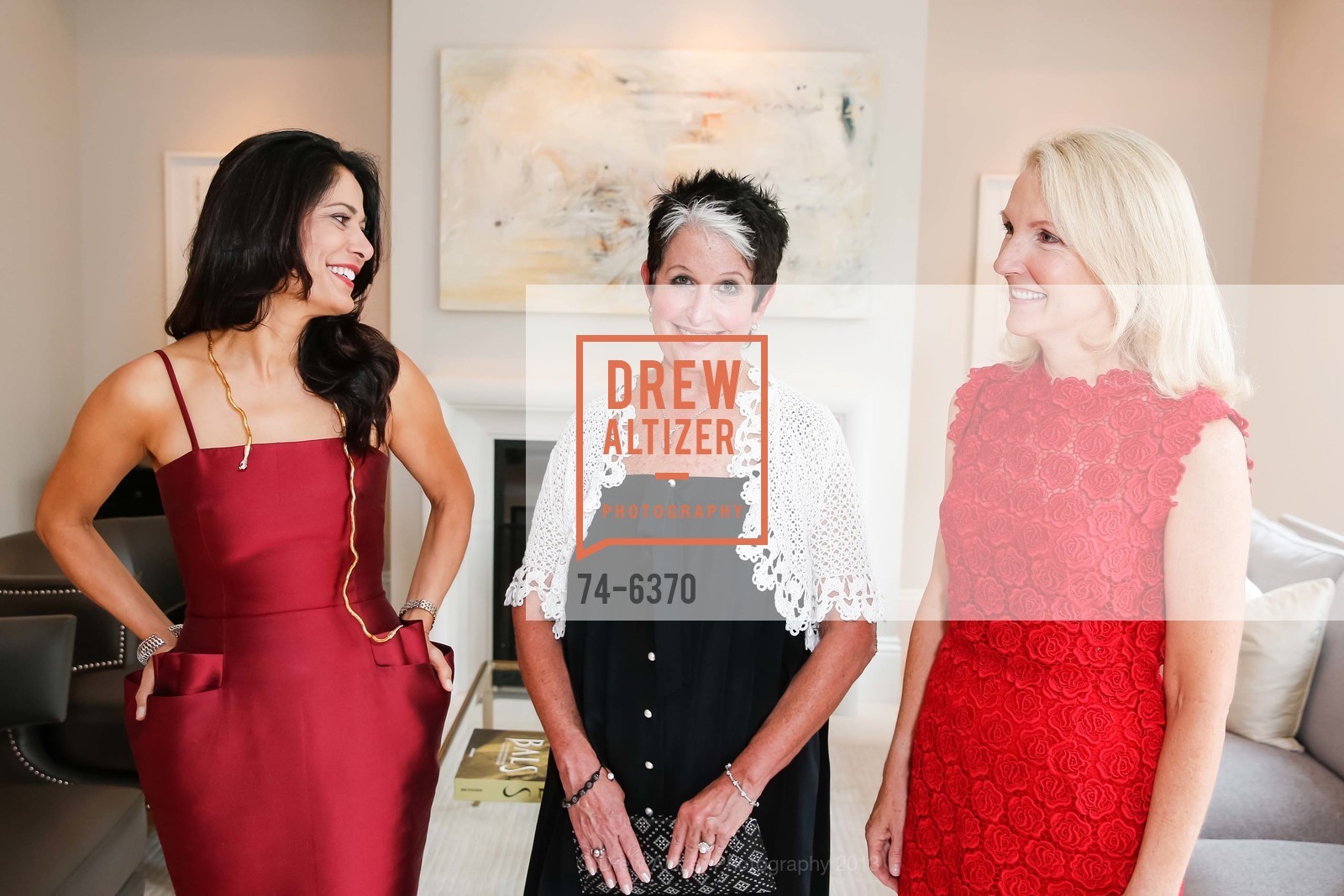 Mai Shiver, Karen Kubin, Ann Girard, OPERA GALA Patrons Party, US, August 28th, 2013
