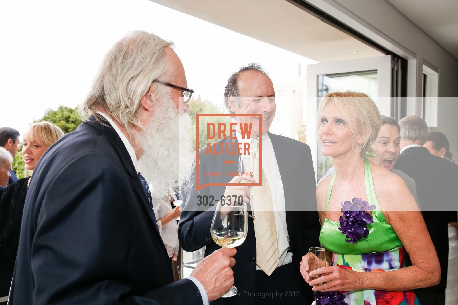Norman Larson, Tom Barrett, Belinda Berry, OPERA GALA Patrons Party, US, August 28th, 2013, Photo #302-6370 Norman Larson, Tom Barrett, Belinda Berry, Photo #302-6370