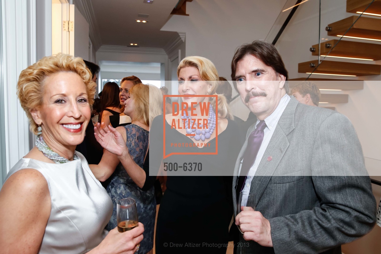 Ann Millman, Karen Caldwell, John Rosin, OPERA GALA Patrons Party, US, August 28th, 2013