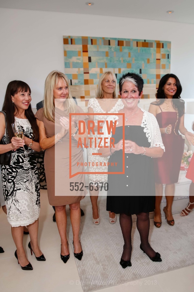France Szeto, Carolyn Stuart, Karen Kubin, OPERA GALA Patrons Party, US, August 28th, 2013