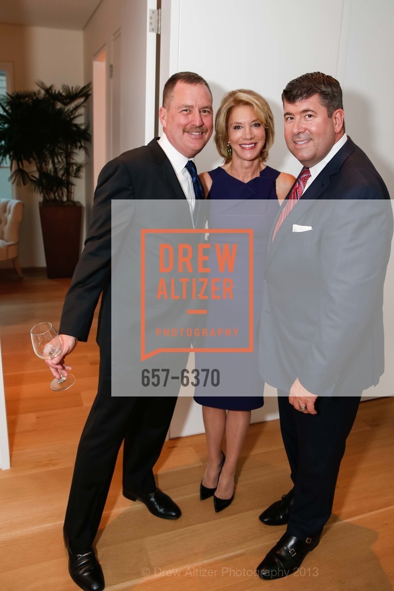 Mike Genoshe, Mary Poland, Alan Morrell, OPERA GALA Patrons Party, US, August 28th, 2013