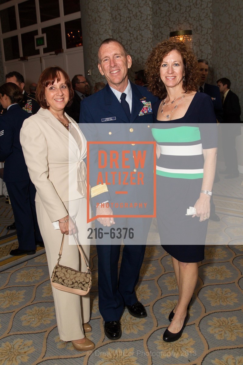 Nancy Bell, Kurt Hinrichs, Amy Hinrichs, COAST GUARD FOUNDATION Presents Pacific Awards Dinner, US, April 25th, 2013, Photo #216-6376 Nancy Bell, Kurt Hinrichs, Amy Hinrichs, Photo #216-6376