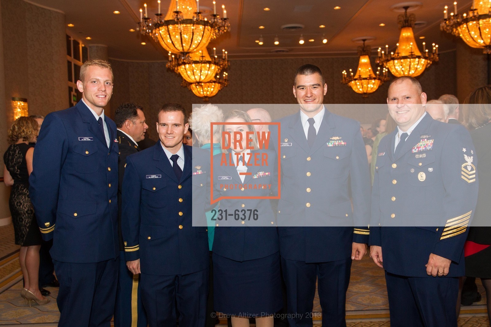 Joseph Liffrig, Rory Yoder, Noelle Kitenko, JG Joshua Kitenko, Rob Bushey, COAST GUARD FOUNDATION Presents Pacific Awards Dinner, US, April 25th, 2013, Photo #231-6376 Joseph Liffrig, Rory Yoder, Noelle Kitenko, JG Joshua Kitenko, Rob Bushey, Photo #231-6376