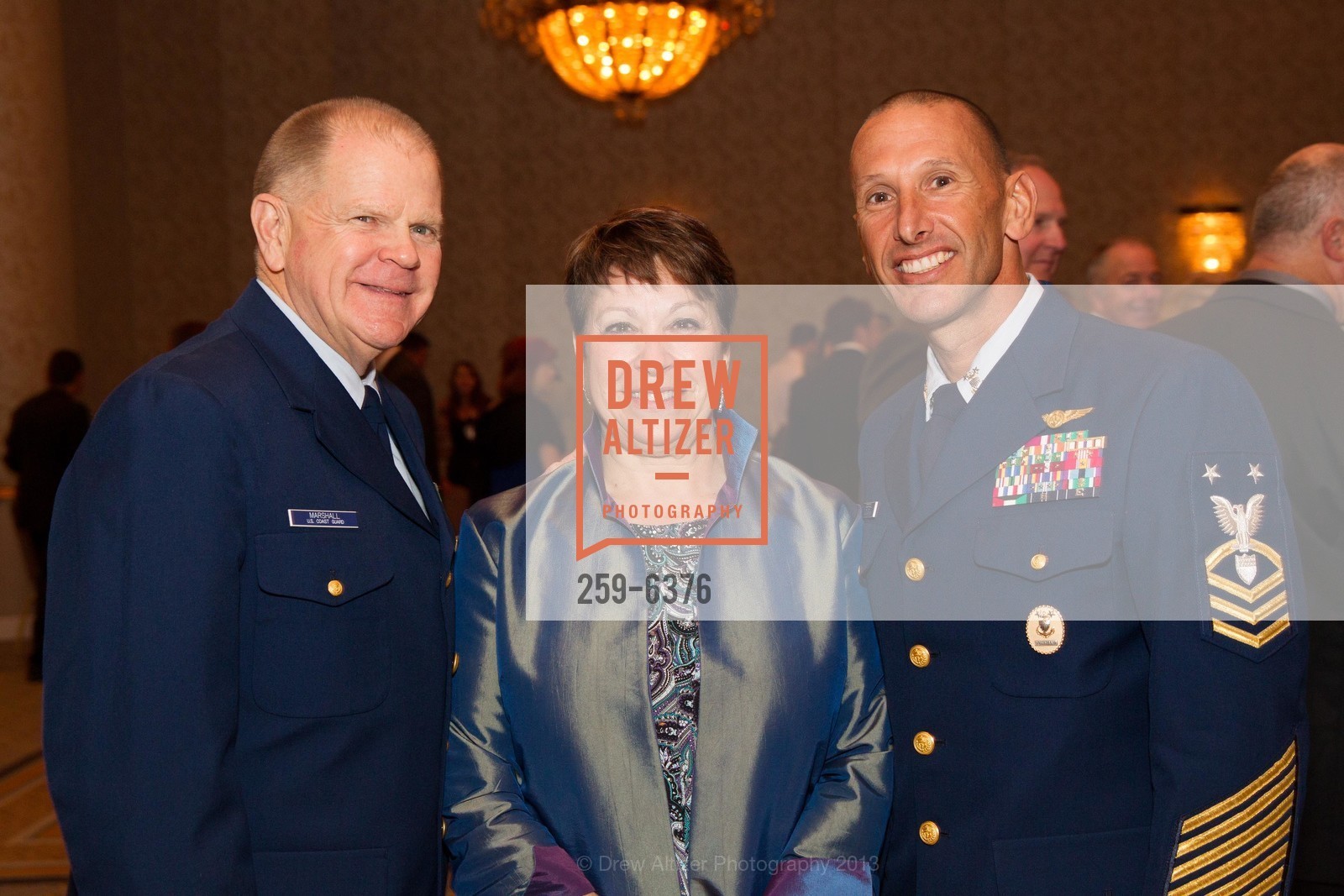 Robert Marshall, Lois Marshall, Mike Ferreria, COAST GUARD FOUNDATION Presents Pacific Awards Dinner, US, April 25th, 2013