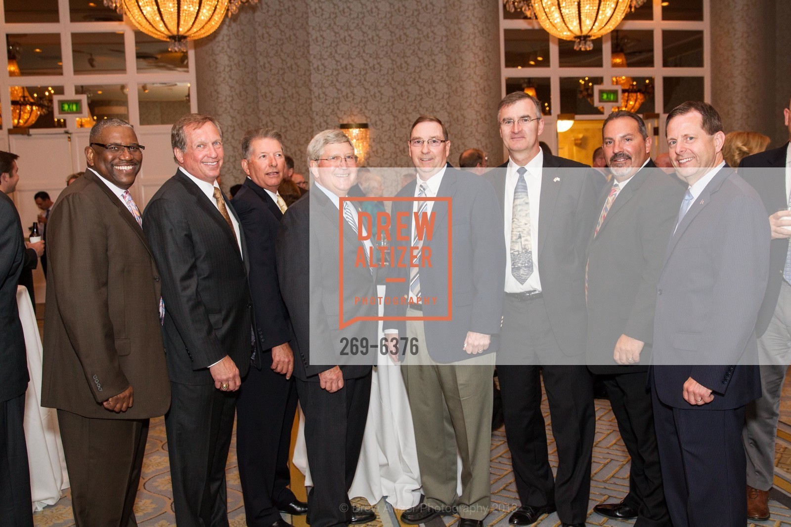 Charles Williams, Jon Rosselle, Terry Newell, Mario Wendetti, Charlie Bills, Keith Grime, Pete Zuanich, John Berg-Johnsen, COAST GUARD FOUNDATION Presents Pacific Awards Dinner, US, April 25th, 2013