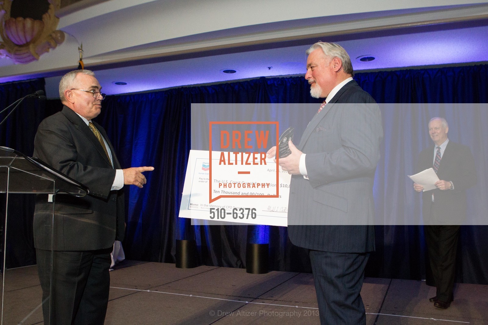Tony Fantauzzi, Bob Flynn, COAST GUARD FOUNDATION Presents Pacific Awards Dinner, US, April 25th, 2013,Drew Altizer, Drew Altizer Photography, full-service agency, private events, San Francisco photographer, photographer california