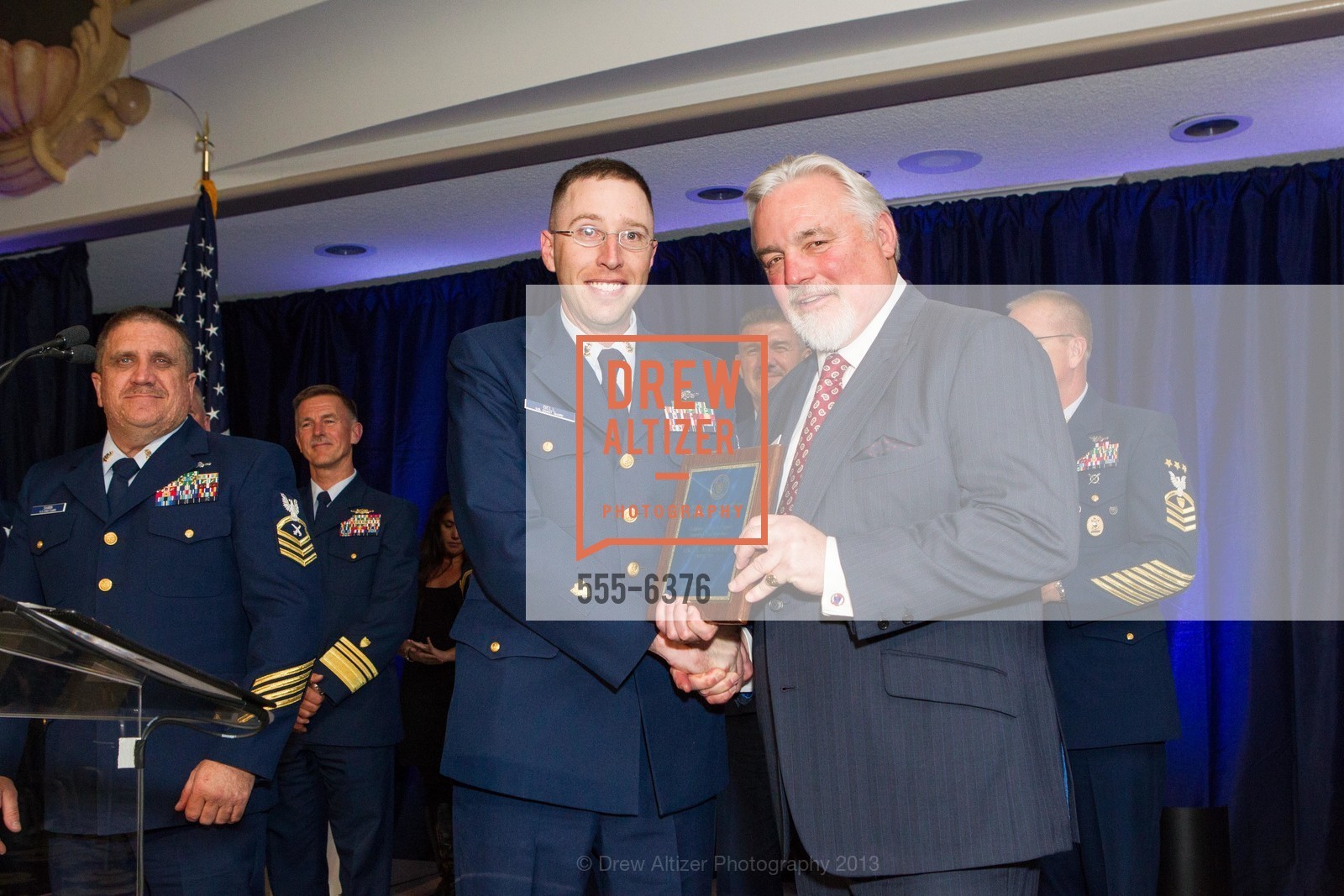 Justin Bell, Bob Flynn, COAST GUARD FOUNDATION Presents Pacific Awards Dinner, US, April 25th, 2013, Photo #555-6376 Justin Bell, Bob Flynn, Photo #555-6376