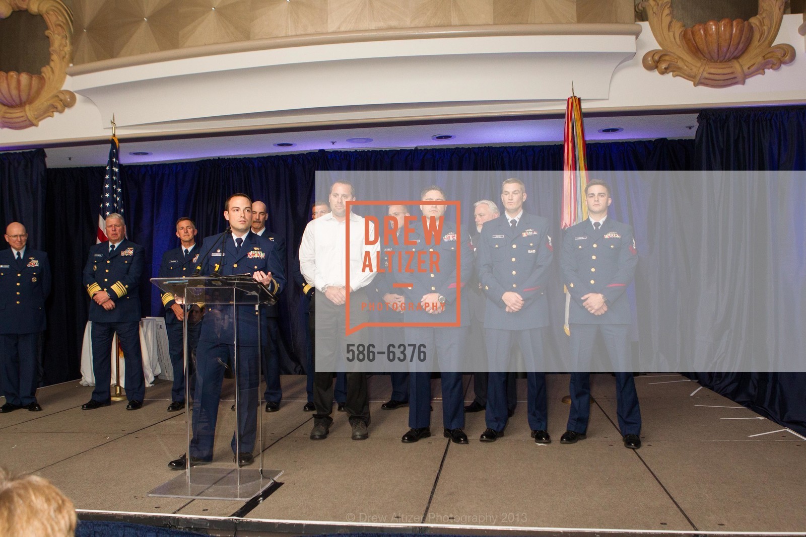 Stewart Sibert, Sean Kuipers, Jonathan D'Arcy, Michael Walker, Brandon Langdon, COAST GUARD FOUNDATION Presents Pacific Awards Dinner, US, April 25th, 2013