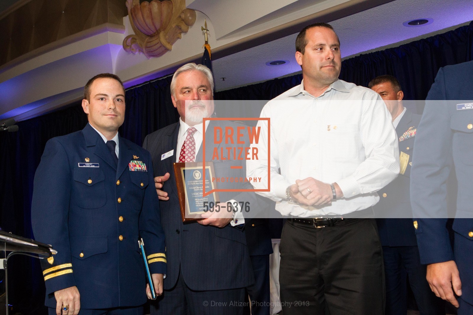 Stewart Sibert, Bob Flynn, Sean Kuipers, COAST GUARD FOUNDATION Presents Pacific Awards Dinner, US, April 25th, 2013,Drew Altizer, Drew Altizer Photography, full-service agency, private events, San Francisco photographer, photographer california