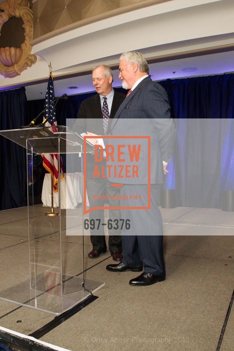 Gray Jobson, Bob Flynn, COAST GUARD FOUNDATION Presents Pacific Awards Dinner, US, April 25th, 2013, Photo #697-6376 Gray Jobson, Bob Flynn, Photo #697-6376