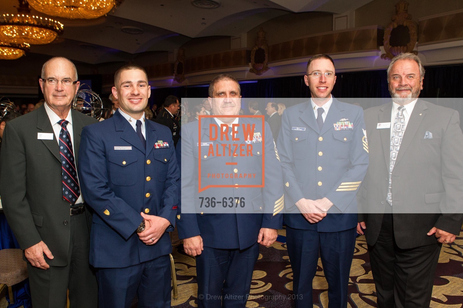 Jim Ferguson, Joshua Hedden, Michael Shank, Justin Bell, Angelo Cleffi, COAST GUARD FOUNDATION Presents Pacific Awards Dinner, US, April 25th, 2013,Drew Altizer, Drew Altizer Photography, full-service agency, private events, San Francisco photographer, photographer california