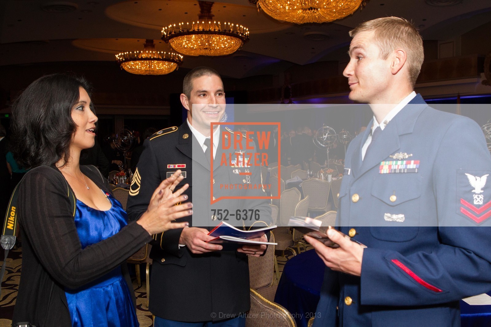 Ivi D'Arcy, Russ Walker, Michael Walker, COAST GUARD FOUNDATION Presents Pacific Awards Dinner, US, April 25th, 2013