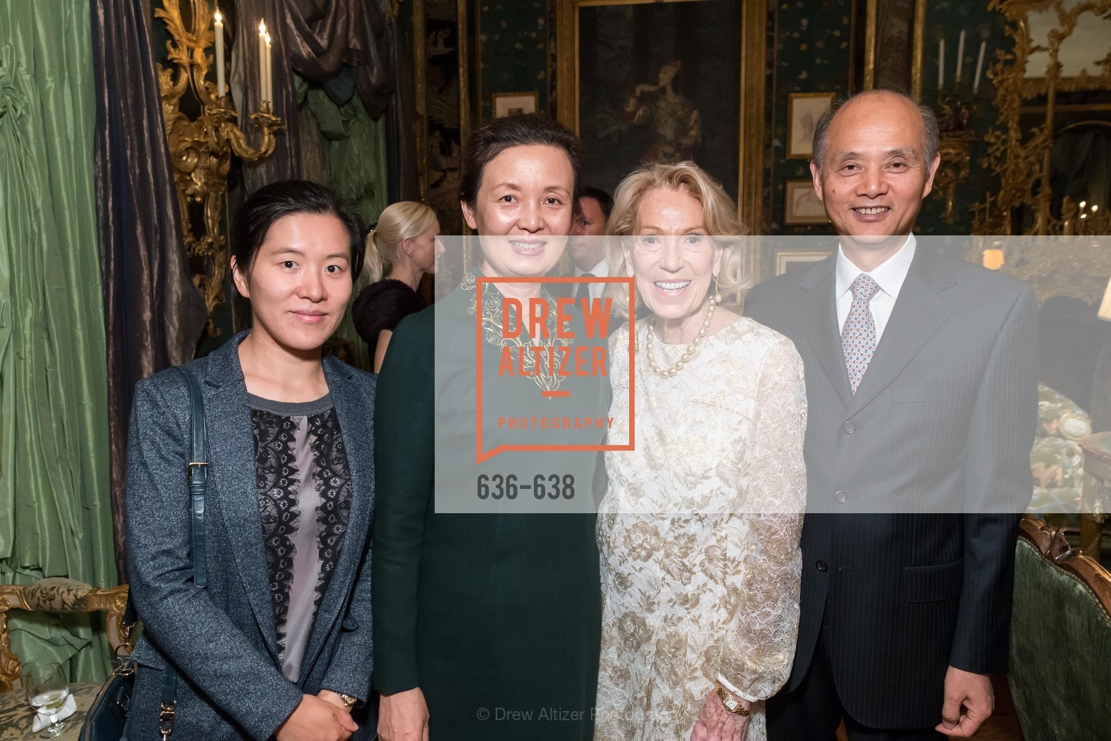 Su Han, Qiao Li, Charlotte Shultz, Luolin Quan, San Francisco Mayor's Office of Protocol Christmas Party, Private Residence, December 9th, 2015, Photo #636-638 Su Han, Qiao Li, Charlotte Shultz, Luolin Quan, Photo #636-638