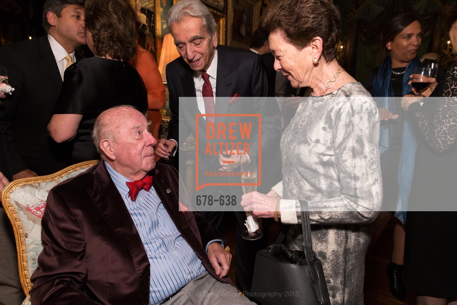 George Shultz, Roselyne Swig, San Francisco Mayor's Office of Protocol Christmas Party, Private Residence, December 9th, 2015,Drew Altizer, Drew Altizer Photography, full-service event agency, private events, San Francisco photographer, photographer California
