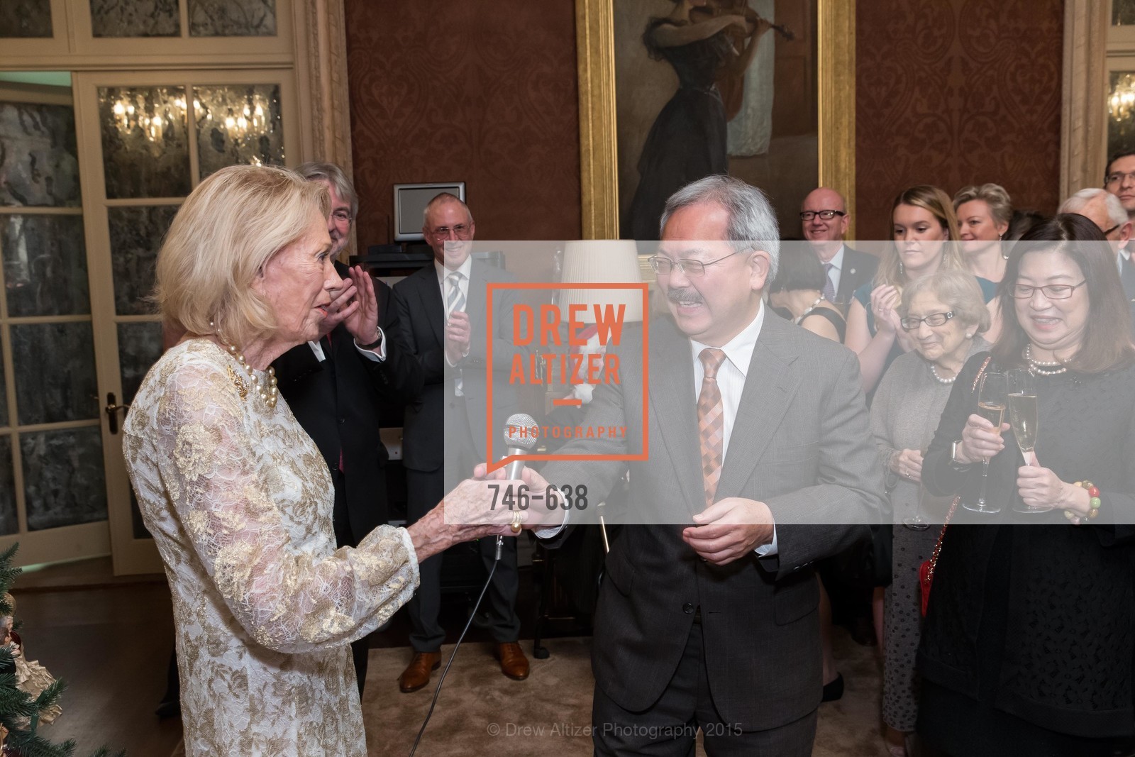 Charlotte Shultz, Ed Lee, San Francisco Mayor's Office of Protocol Christmas Party, Private Residence, December 9th, 2015,Drew Altizer, Drew Altizer Photography, full-service agency, private events, San Francisco photographer, photographer california