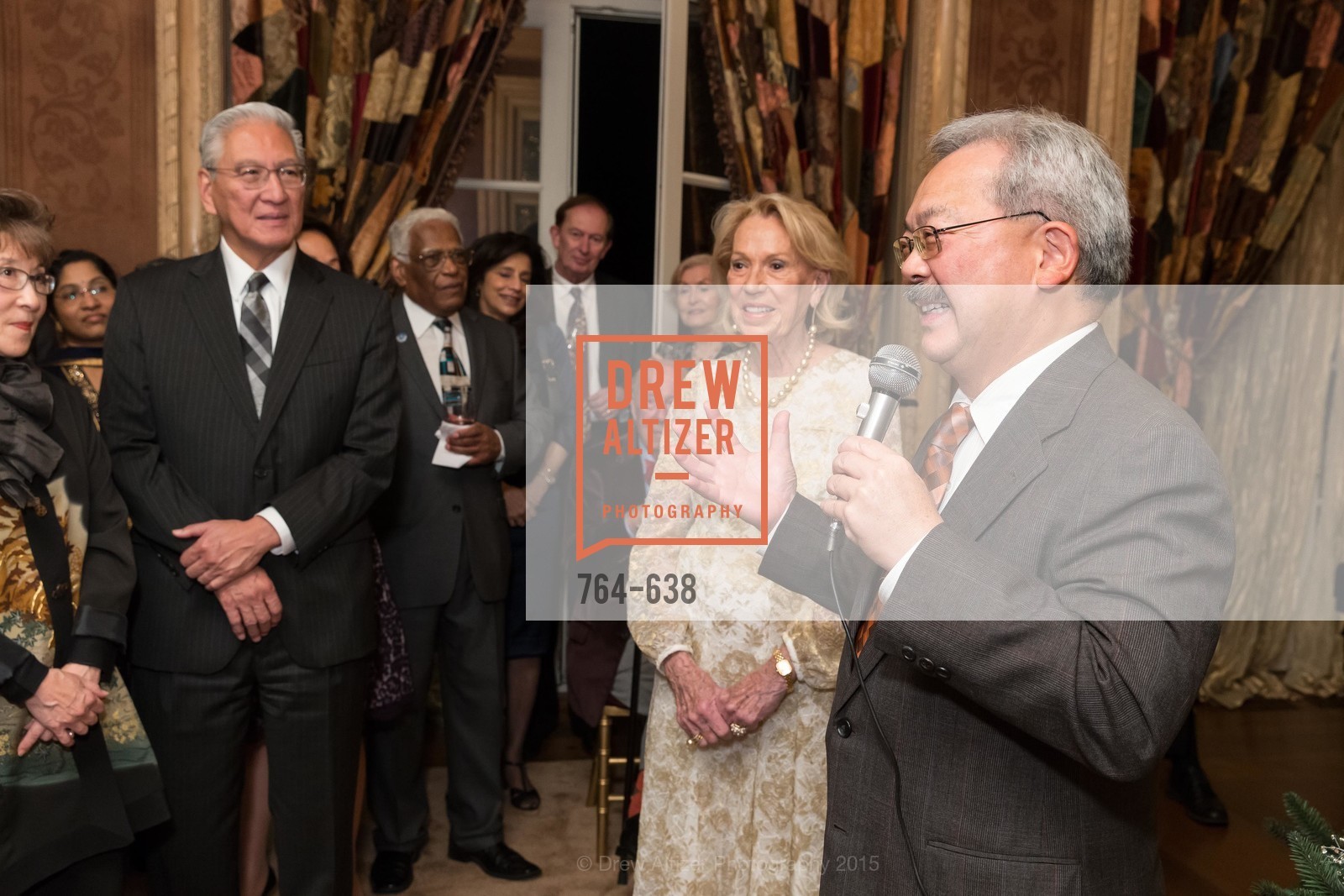 Charlotte Shultz, Ed Lee, San Francisco Mayor's Office of Protocol Christmas Party, Private Residence, December 9th, 2015,Drew Altizer, Drew Altizer Photography, full-service agency, private events, San Francisco photographer, photographer california