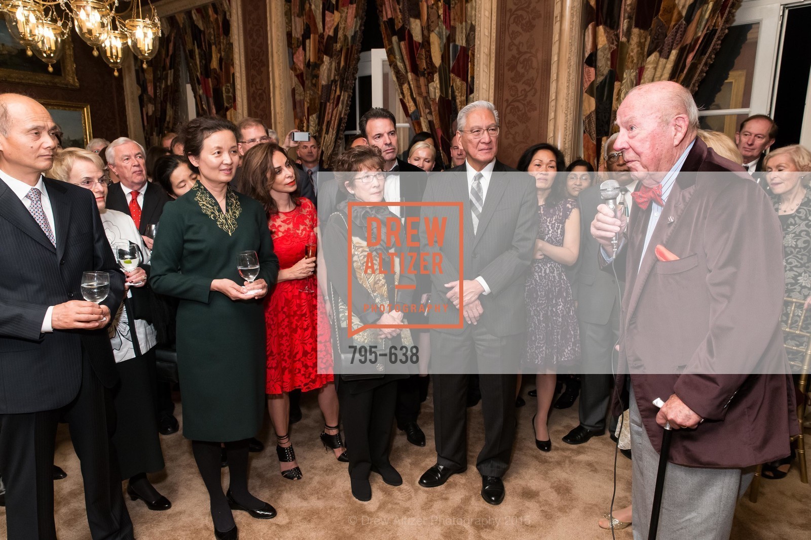 George Shultz, San Francisco Mayor's Office of Protocol Christmas Party, Private Residence, December 9th, 2015,Drew Altizer, Drew Altizer Photography, full-service agency, private events, San Francisco photographer, photographer california