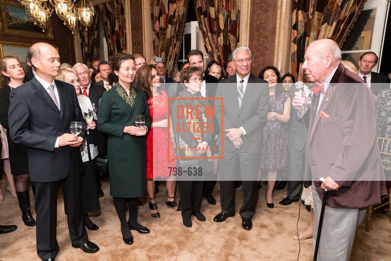 George Shultz, San Francisco Mayor's Office of Protocol Christmas Party, Private Residence, December 9th, 2015,Drew Altizer, Drew Altizer Photography, full-service agency, private events, San Francisco photographer, photographer california