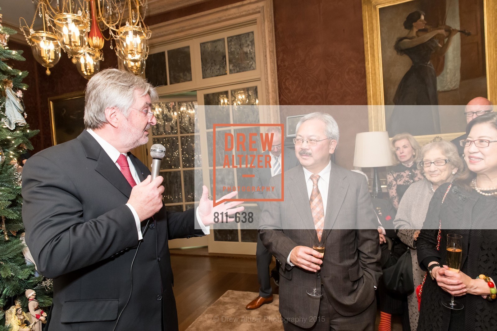 George Schmit, Ed Lee, San Francisco Mayor's Office of Protocol Christmas Party, Private Residence, December 9th, 2015,Drew Altizer, Drew Altizer Photography, full-service agency, private events, San Francisco photographer, photographer california