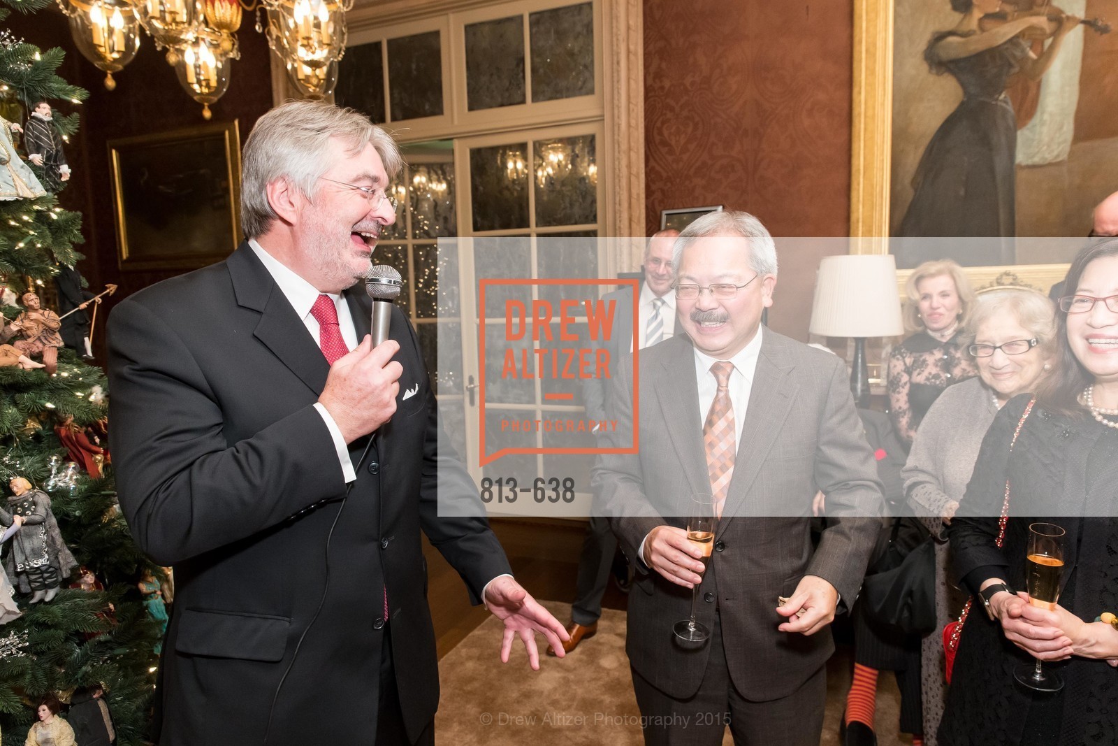 George Schmit, Ed Lee, San Francisco Mayor's Office of Protocol Christmas Party, Private Residence, December 9th, 2015,Drew Altizer, Drew Altizer Photography, full-service agency, private events, San Francisco photographer, photographer california