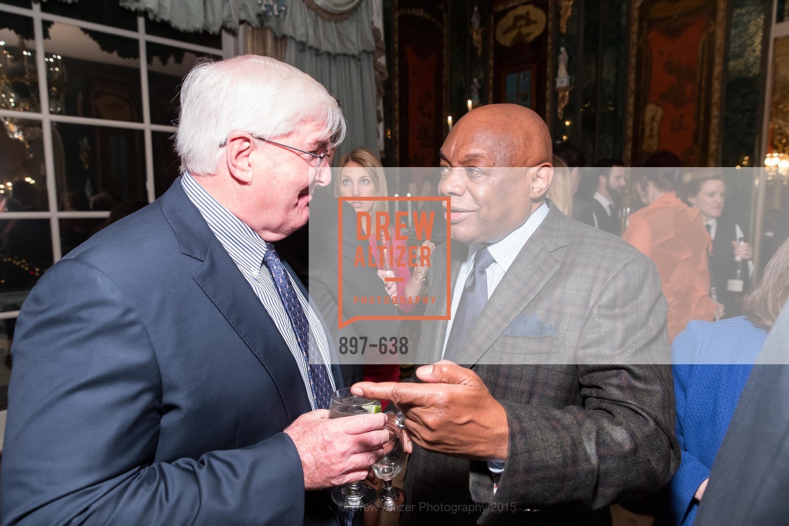 Ron Conway, Willie Brown, San Francisco Mayor's Office of Protocol Christmas Party, Private Residence, December 9th, 2015,Drew Altizer, Drew Altizer Photography, full-service agency, private events, San Francisco photographer, photographer california