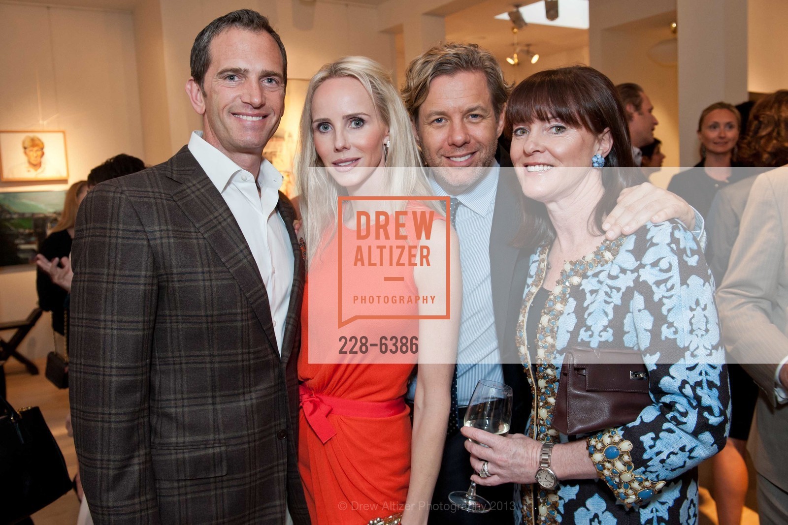 Brad Harrington, Vanessa Getty, Michael Smith, Allison Speer, HEDGE GALLERY Holds Reception for Christie's, US, April 3rd, 2013, Photo #228-6386 Brad Harrington, Vanessa Getty, Michael Smith, Allison Speer, Photo #228-6386