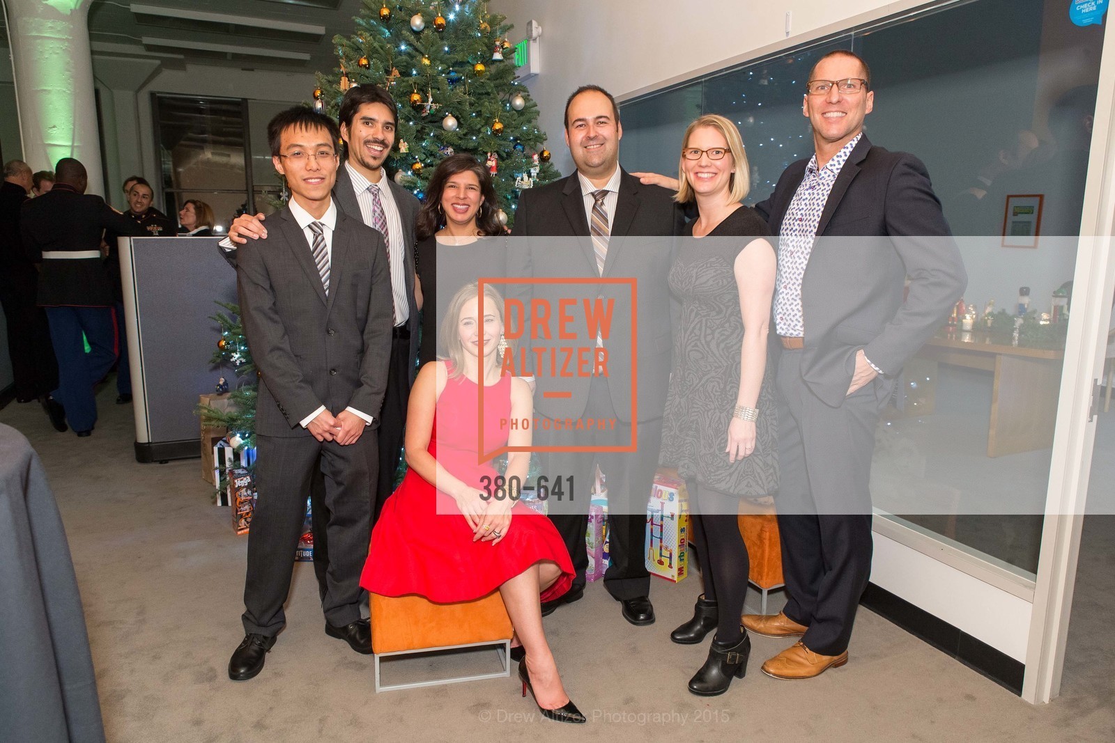 Stanley Seato, Estevan Aguayo, Mylea Charvat, Anna Bellinghausen, Devin Seto, Meredith McNeill, Eric Mason, Savonix Launch Celebration and Toys for Tots Benefit, Savonix. 300 Broadway, Suite 14, December 10th, 2015,Drew Altizer, Drew Altizer Photography, full-service agency, private events, San Francisco photographer, photographer california