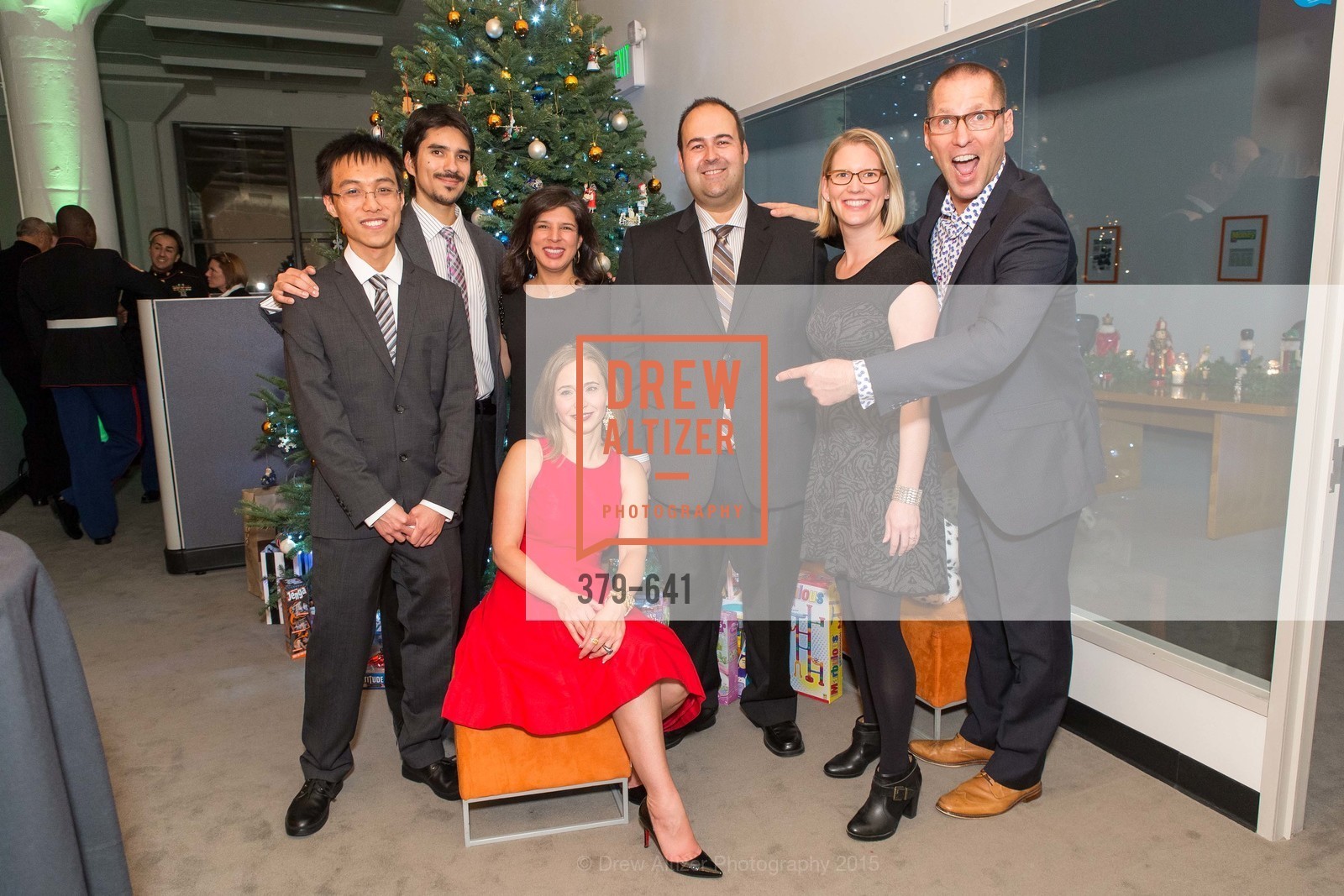 Stanley Seato, Estevan Aguayo, Mylea Charvat, Anna Bellinghausen, Devin Seto, Meredith McNeill, Eric Mason, Savonix Launch Celebration and Toys for Tots Benefit, Savonix. 300 Broadway, Suite 14, December 10th, 2015,Drew Altizer, Drew Altizer Photography, full-service agency, private events, San Francisco photographer, photographer california