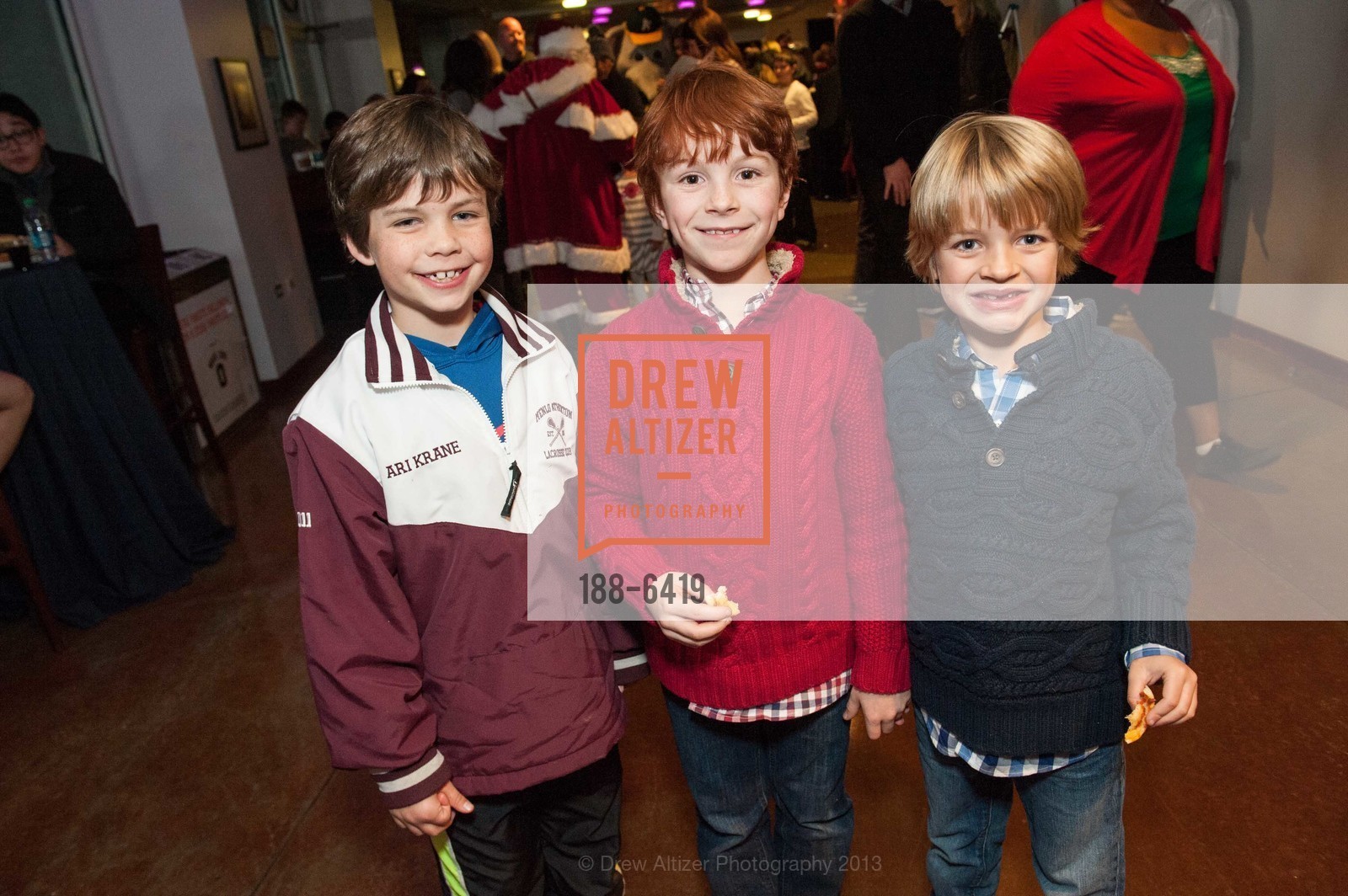 Ari Krane, Jake Griffith, Josh Griffith, Holiday Heroes 2013, US, December 9th, 2013, Photo #188-6419 Ari Krane, Jake Griffith, Josh Griffith, Photo #188-6419