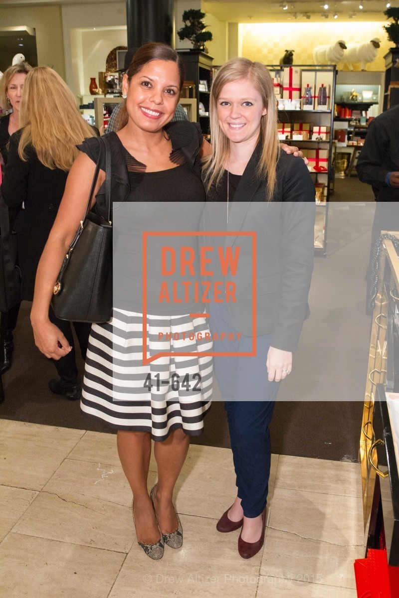 Giovanna Bocock, Jessica Brown, Private Holiday Shopping Night presented by Gump's and Domino magazine, Gump's. 135 Post Street, December 10th, 2015,Drew Altizer, Drew Altizer Photography, full-service agency, private events, San Francisco photographer, photographer california
