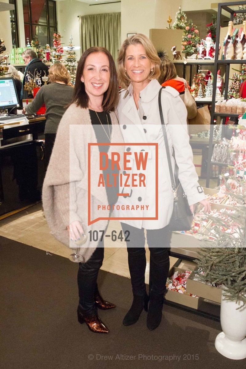 Beth Brenner, Mary Torchio, Private Holiday Shopping Night presented by Gump's and Domino magazine, Gump's. 135 Post Street, December 10th, 2015,Drew Altizer, Drew Altizer Photography, full-service agency, private events, San Francisco photographer, photographer california