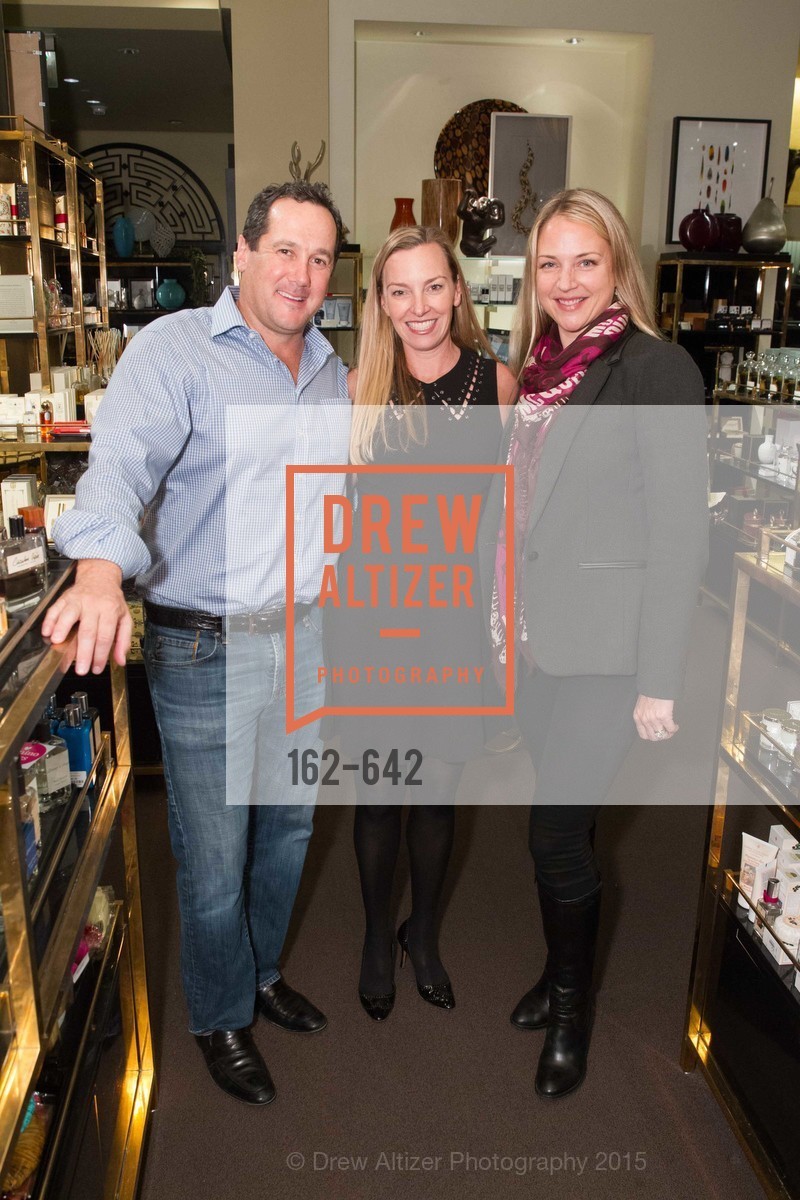 Richard Toohey, Megan Toohey, Alexa Gulliford, Private Holiday Shopping Night presented by Gump's and Domino magazine, Gump's. 135 Post Street, December 10th, 2015,Drew Altizer, Drew Altizer Photography, full-service agency, private events, San Francisco photographer, photographer california