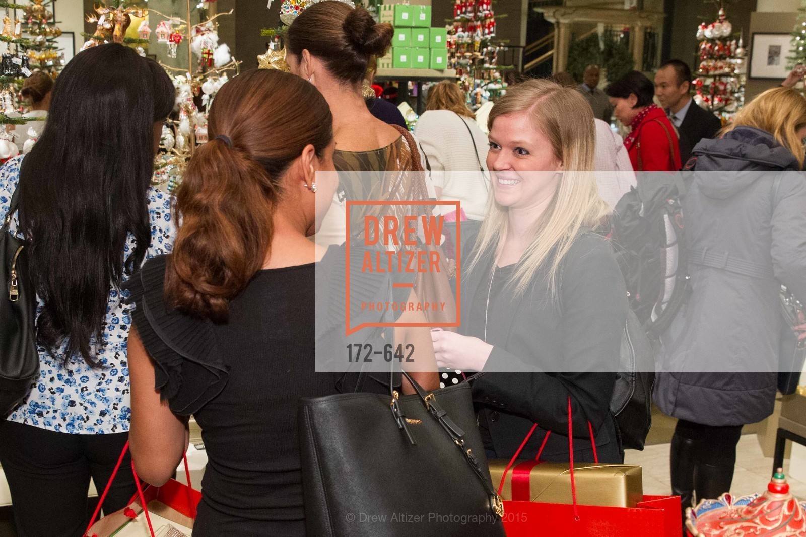 Jessica Brown, Private Holiday Shopping Night presented by Gump's and Domino magazine, Gump's. 135 Post Street, December 10th, 2015,Drew Altizer, Drew Altizer Photography, full-service agency, private events, San Francisco photographer, photographer california
