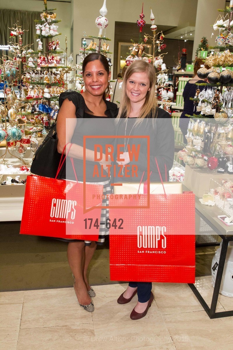 Giovanna Bocock, Jessica Brown, Private Holiday Shopping Night presented by Gump's and Domino magazine, Gump's. 135 Post Street, December 10th, 2015,Drew Altizer, Drew Altizer Photography, full-service agency, private events, San Francisco photographer, photographer california