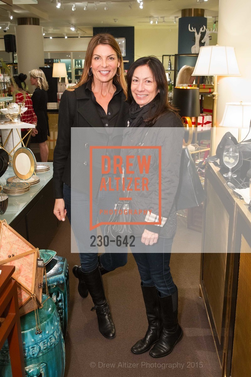 Terry Williams, Anne Sullivan, Private Holiday Shopping Night presented by Gump's and Domino magazine, Gump's. 135 Post Street, December 10th, 2015,Drew Altizer, Drew Altizer Photography, full-service agency, private events, San Francisco photographer, photographer california