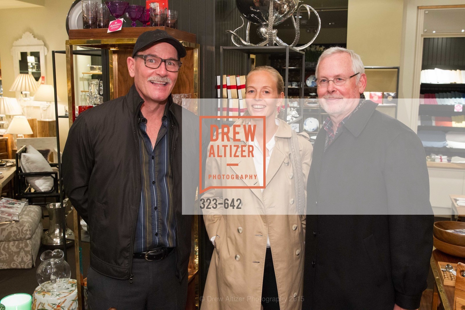 Raf Bethel, Ertha Bethel, Paul Hallinam, Private Holiday Shopping Night presented by Gump's and Domino magazine, Gump's. 135 Post Street, December 10th, 2015,Drew Altizer, Drew Altizer Photography, full-service agency, private events, San Francisco photographer, photographer california
