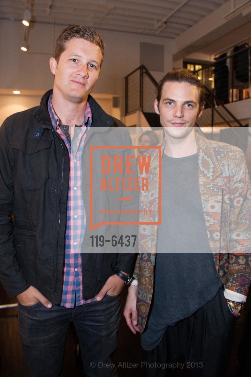 Dylan McMillan, Colton Winger, Cocktails at LA BOUTIQUE I'ART ET LA MODE, US, September 25th, 2013, Photo #119-6437 Dylan McMillan, Colton Winger, Photo #119-6437