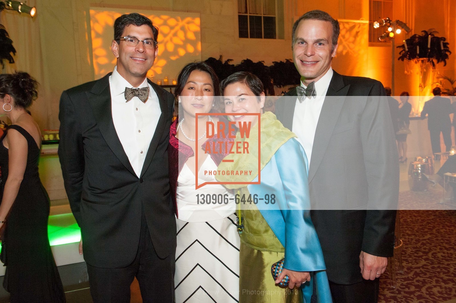 Raj Venkatesan, Soo Venkatesan, Sheila Shroeter, Jason Phillips, SF OPERA 2013 Gala: The Garden of Good & Evil - After Party, US, September 6th, 2013, Photo #130906-6446-98 Raj Venkatesan, Soo Venkatesan, Sheila Shroeter, Jason Phillips, Photo #130906-6446-98