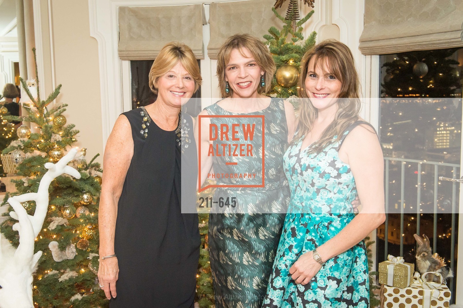 Debbie Rivard, Beth Schnitzer, Teresa Rodriguez, Atherton Holiday Party, Private Residence, December 12th, 2015,Drew Altizer, Drew Altizer Photography, full-service agency, private events, San Francisco photographer, photographer california