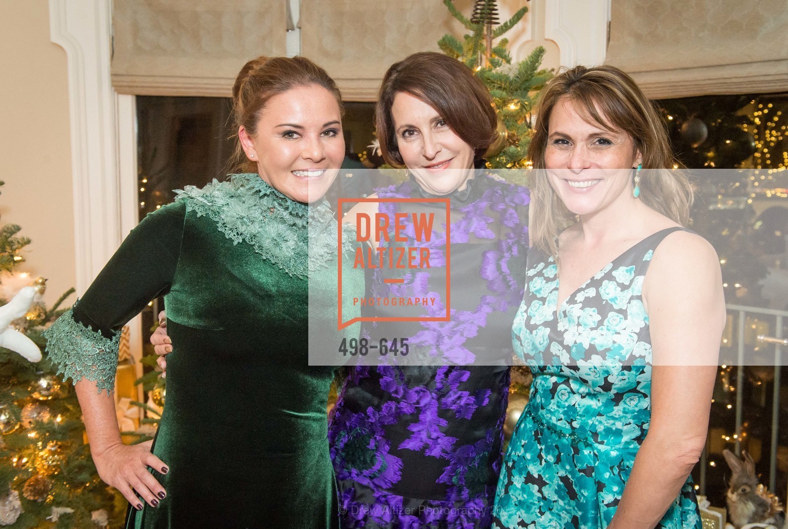 Judy Davies, Susan Atherton, Teresa Rodriguez, Atherton Holiday Party, Private Residence, December 12th, 2015,Drew Altizer, Drew Altizer Photography, full-service agency, private events, San Francisco photographer, photographer california