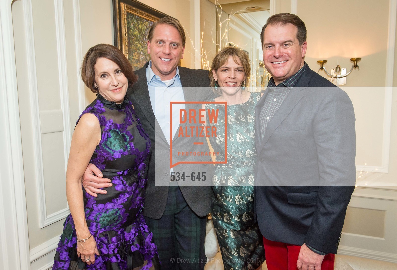 Susan Atherton, Scott Miller, Beth Schnitzer, Doug Piper, Atherton Holiday Party, Private Residence, December 12th, 2015, Photo #534-645 Susan Atherton, Scott Miller, Beth Schnitzer, Doug Piper, Photo #534-645