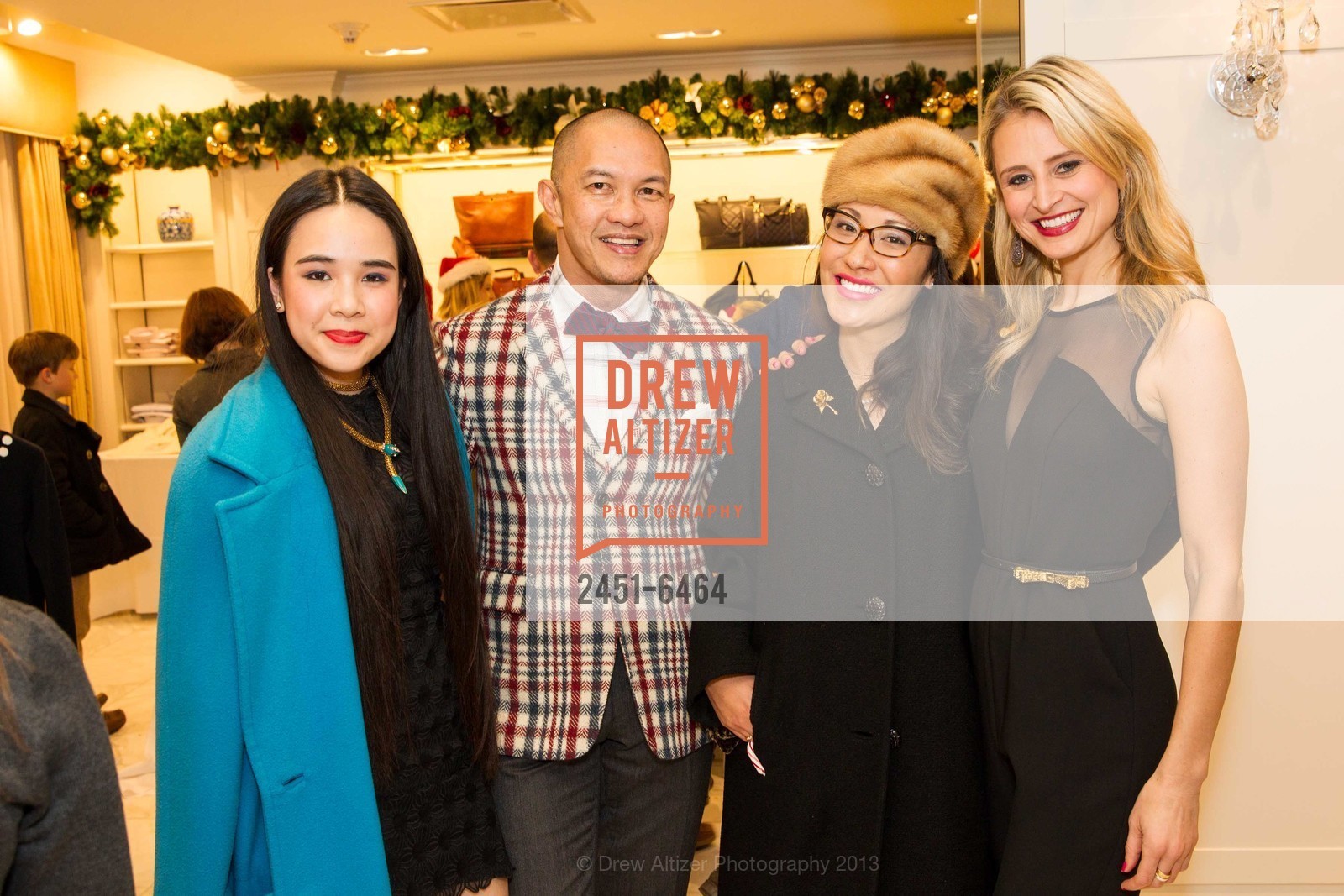 Khuyen Do, Troy Anicete, Cynthia Riddell, Marissa Mornick, BROOKS BROTHERS' Holiday Celebration Benefitting St. Jude Children's Research Hospital, US, December 10th, 2013, Photo #2451-6464 Khuyen Do, Troy Anicete, Cynthia Riddell, Marissa Mornick, Photo #2451-6464