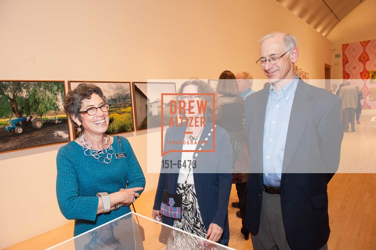 Susan Krane, Donna Dubinsky, Len Shustek, SAN JOSE MUSEUM OF ART's Fall Opening Reception, US, November 8th, 2013, Photo #151-6473 Susan Krane, Donna Dubinsky, Len Shustek, Photo #151-6473